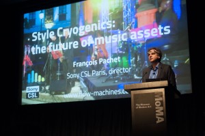 François Pachet presenting Style Cryogenics